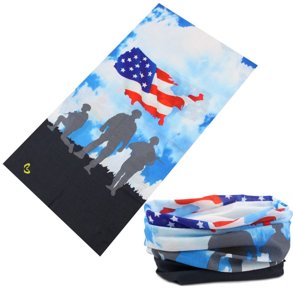 Multi-function Headwear/ Face Mask - USA Soldiers